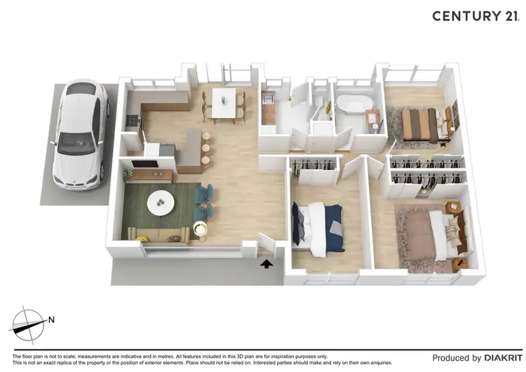 Floorplan of Homely house listing, 21 McLaren Drive, Moama NSW 2731