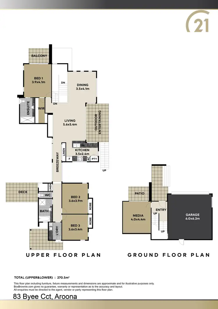 Floorplan of Homely house listing, 83 Byee Circuit, Aroona QLD 4551