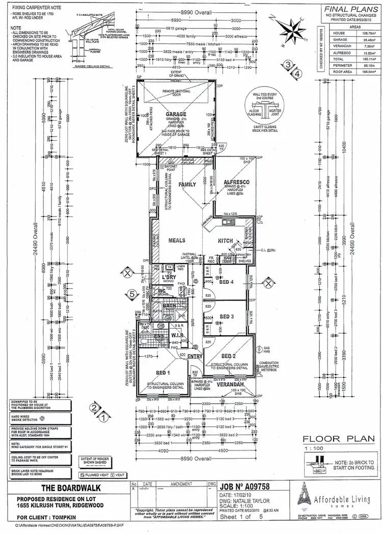Floorplan of Homely house listing, 20 Kilrush Turn, Ridgewood WA 6030