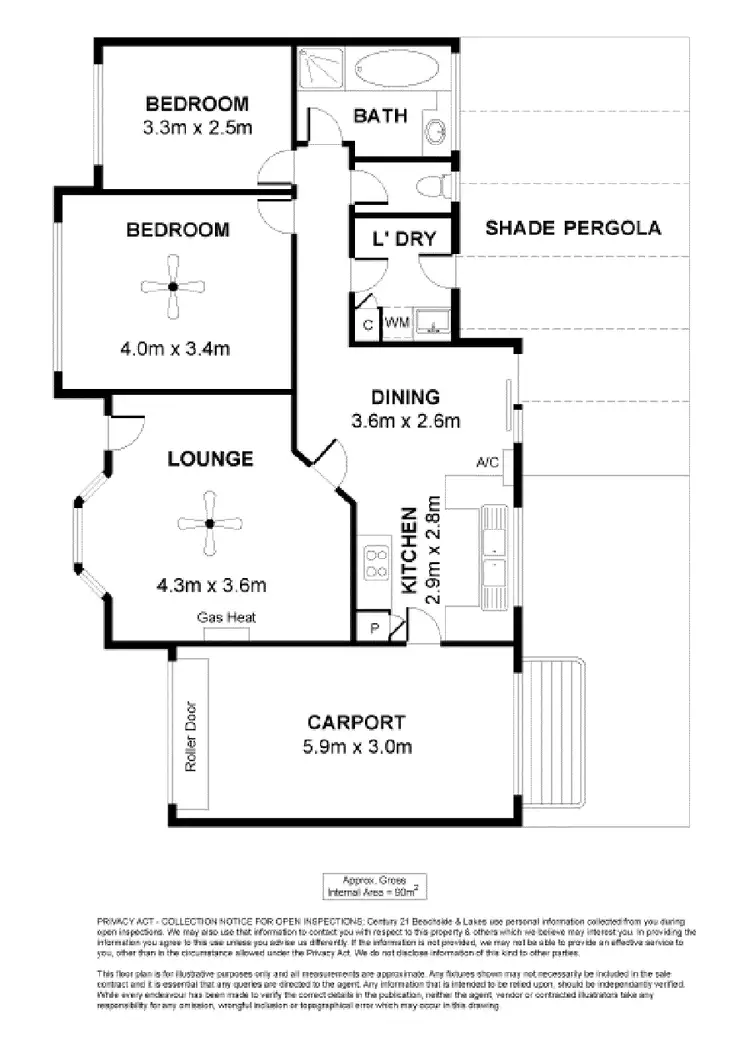 Floorplan of Homely unit listing, 6/157 Semaphore Road, Exeter SA 5019