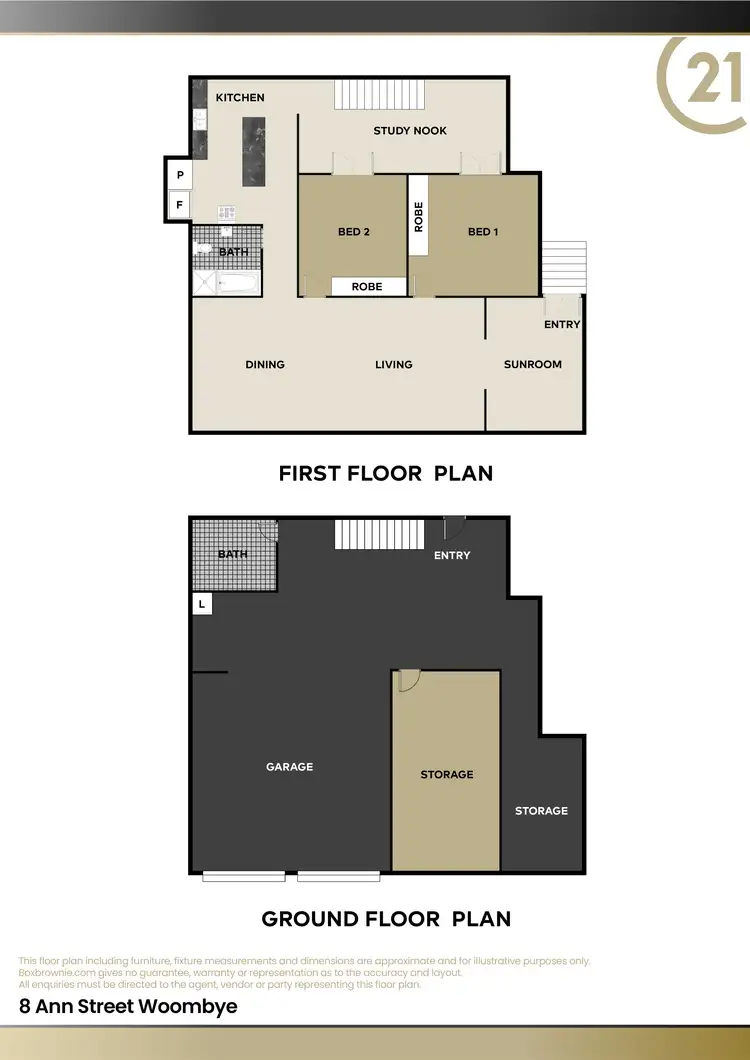 Floorplan of Homely house listing, 8 Ann Street, Woombye QLD 4559