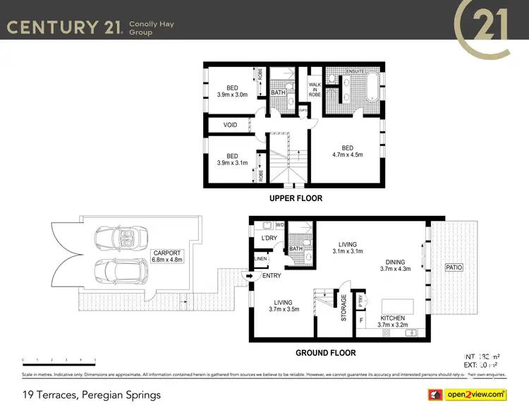 Floorplan of Homely townhouse listing, 19 Terraces Court, Peregian Springs QLD 4573