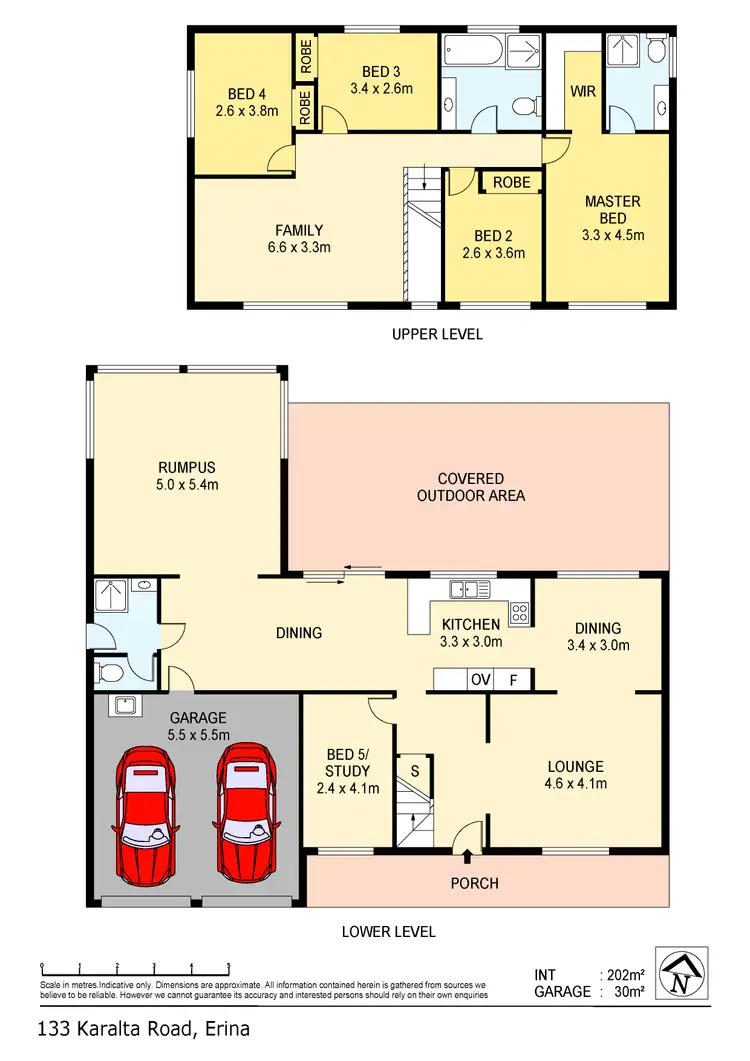 Floorplan of Homely house listing, 133 Karalta Road, Erina NSW 2250