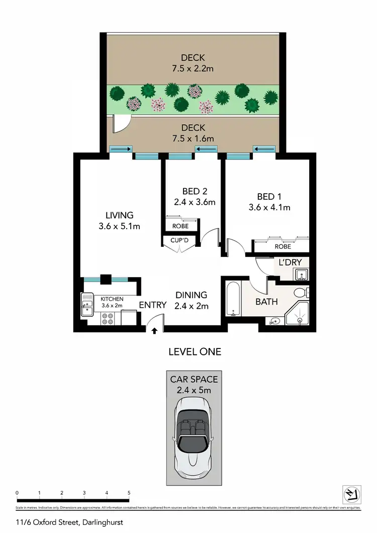 Floorplan of Homely apartment listing, 11/6-14 Oxford Street, Darlinghurst NSW 2010