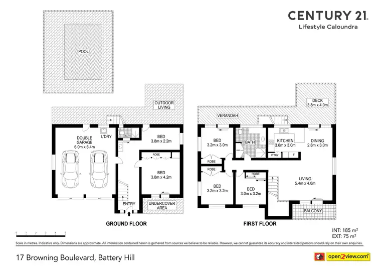 Floorplan of Homely house listing, 17 Browning Boulevard, Battery Hill QLD 4551