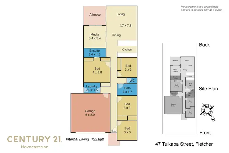 Floorplan of Homely house listing, 47 Tulkaba Street, Fletcher NSW 2287
