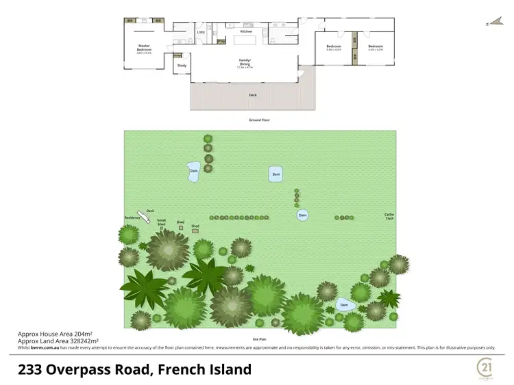 Floorplan of Homely house listing, 233 Overpass Road, French Island VIC 3921