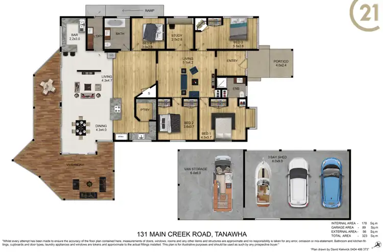 Floorplan of Homely house listing, 131-133 Main Creek Road, Tanawha QLD 4556