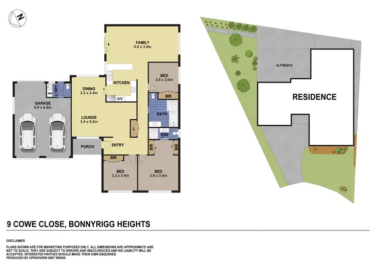 Floorplan of Homely house listing, 9 Cowe Close, Bonnyrigg Heights NSW 2177