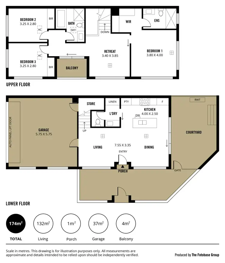 Floorplan of Homely house listing, 1/25 Culross Avenue, Myrtle Bank SA 5064
