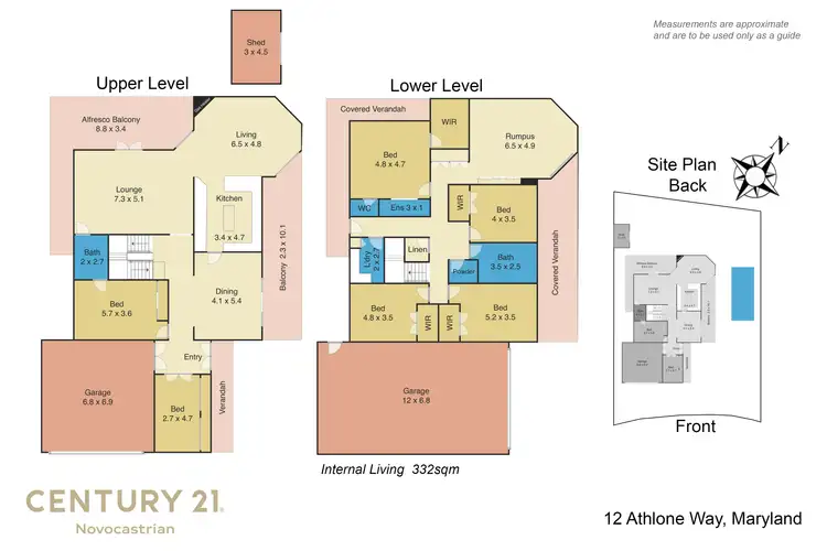Floorplan of Homely house listing, 12 Athlone Way, Maryland NSW 2287
