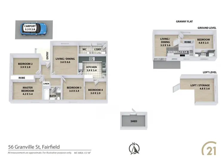 Floorplan of Homely house listing, 56 Granville Street, Fairfield NSW 2165