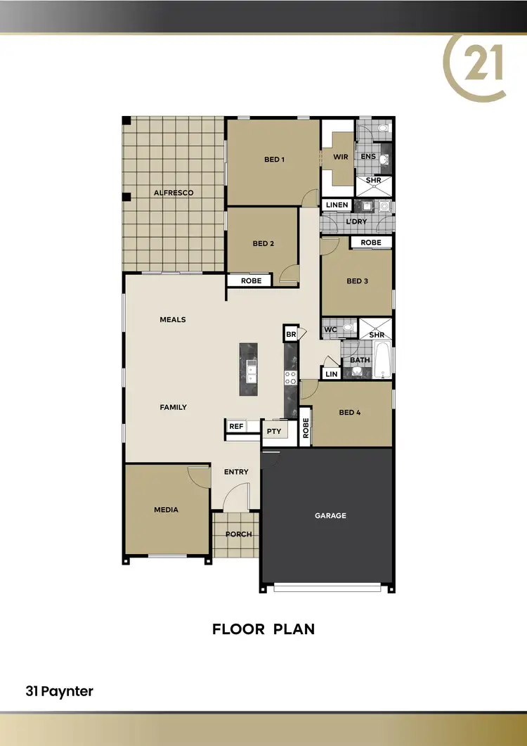 Floorplan of Homely house listing, 31 Paynter Park Drive, Woombye QLD 4559