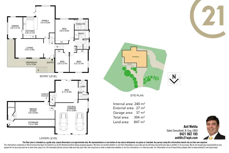Floorplan of Homely house listing, 25 Daphne Place, Cherrybrook NSW 2126