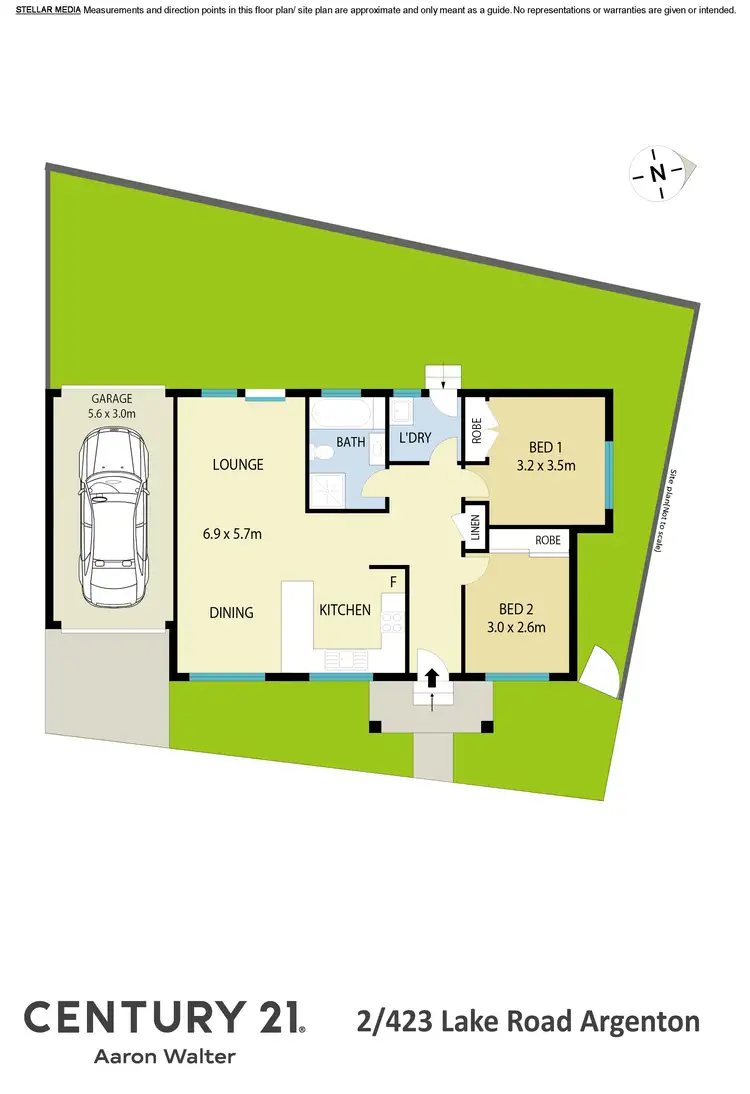 Floorplan of Homely villa listing, 2/423 Lake Road, Argenton NSW 2284