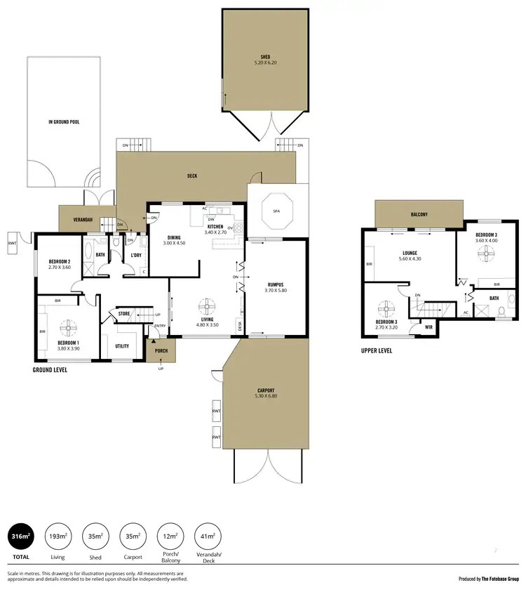 Floorplan of Homely house listing, 21 Pembroke Drive, Reynella SA 5161
