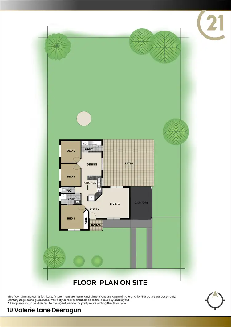 Floorplan of Homely house listing, 19 Valerie Lane, Deeragun QLD 4818