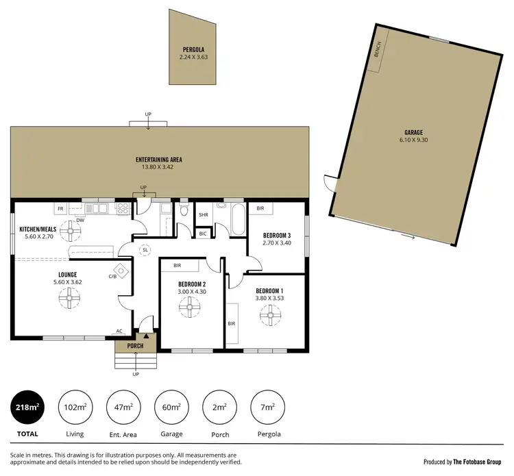 Floorplan of Homely house listing, 5 Jenny Crescent, Morphett Vale SA 5162