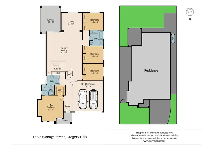 Floorplan of Homely house listing, 138 Kavanagh Street, Gregory Hills NSW 2557