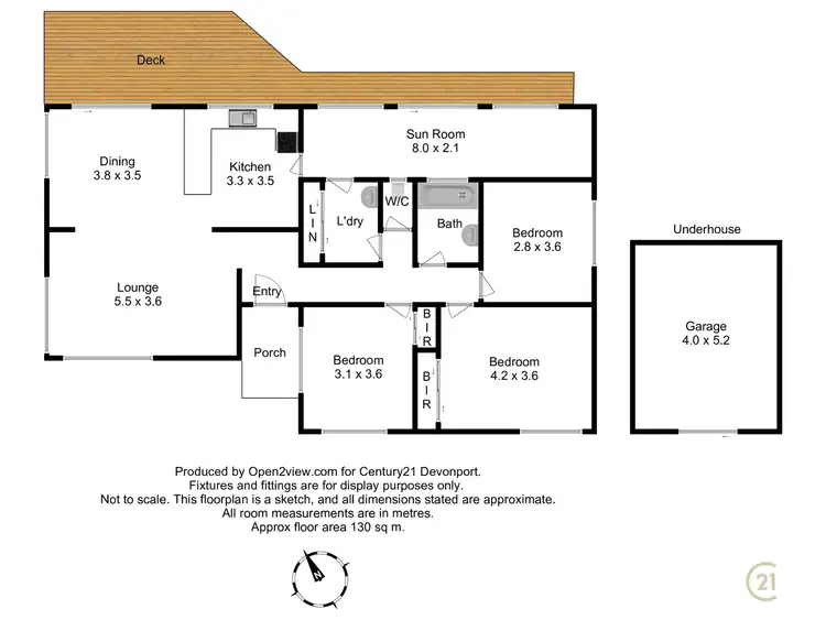 Floorplan of Homely house listing, 36 Moriarty Road, Latrobe TAS 7307
