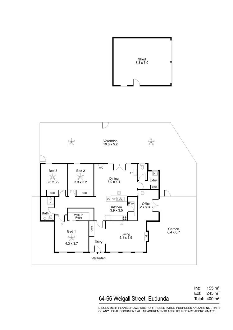 Floorplan of Homely house listing, 64-66 Weigall Street, Eudunda SA 5374