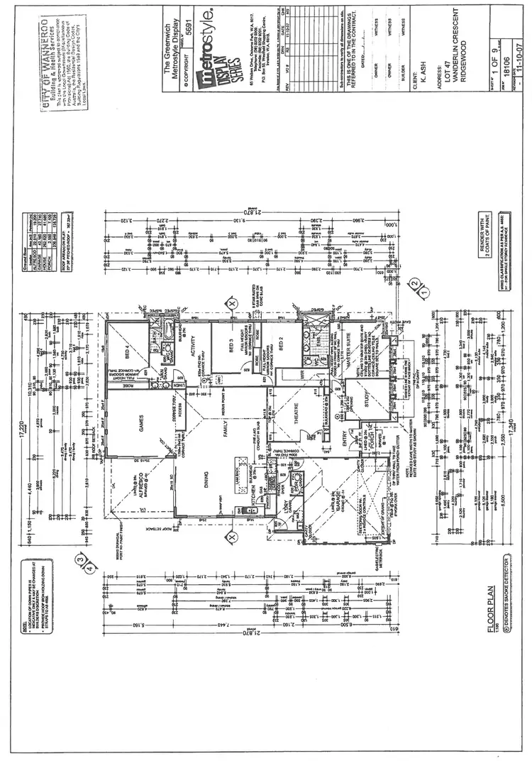 Floorplan of Homely house listing, 34 Vanderlin Crescent, Ridgewood WA 6030