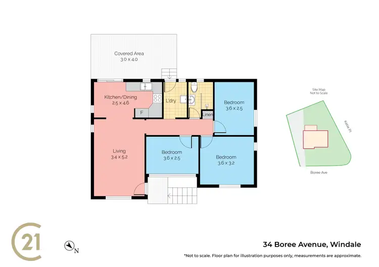 Floorplan of Homely house listing, 34 Boree Avenue, Windale NSW 2306