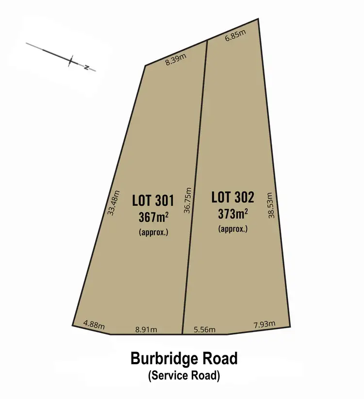 Floorplan of Homely land listing, 603 Burbridge Road, West Beach SA 5024