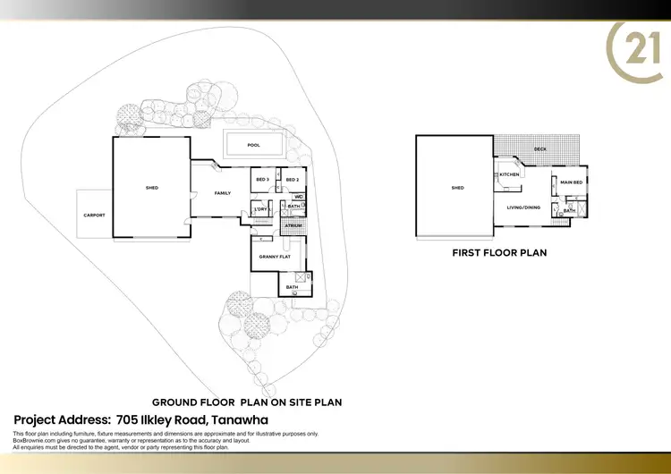 Floorplan of Homely house listing, 705 Ilkley Road, Tanawha QLD 4556