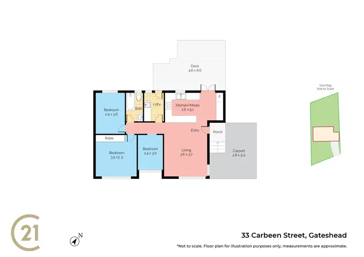 Floorplan of Homely house listing, 33 Carbeen Street, Gateshead NSW 2290