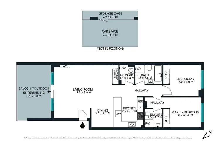 Floorplan of Homely apartment listing, 23/30-32 Briens Road, Northmead NSW 2152