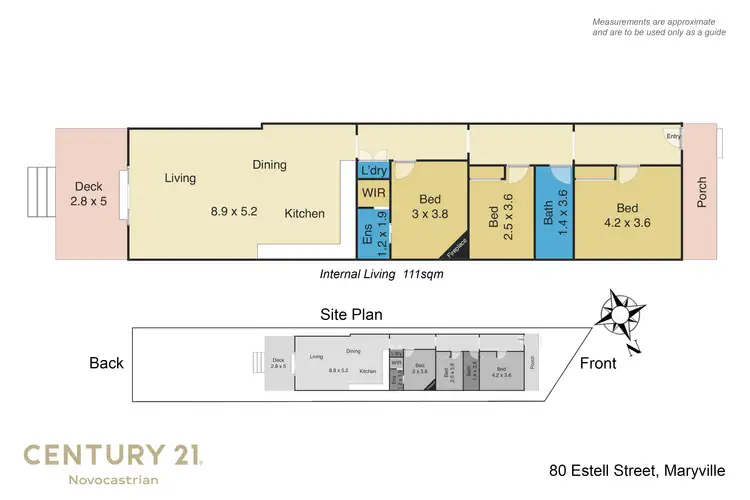 Floorplan of Homely house listing, 80 Estell Street, Maryville NSW 2293