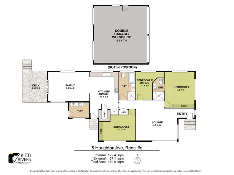 Floorplan of Homely house listing, 8 Houghton Avenue, Redcliffe QLD 4020