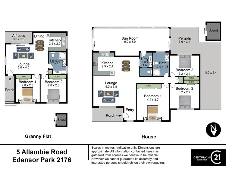 Floorplan of Homely house listing, 5 Allambie Road, Edensor Park NSW 2176