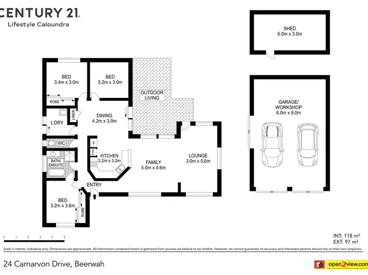 Floorplan of Homely house listing, 24 Carnarvon Drive, Beerwah QLD 4519