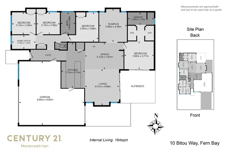 Floorplan of Homely house listing, 10 Bitou Way, Fern Bay NSW 2295