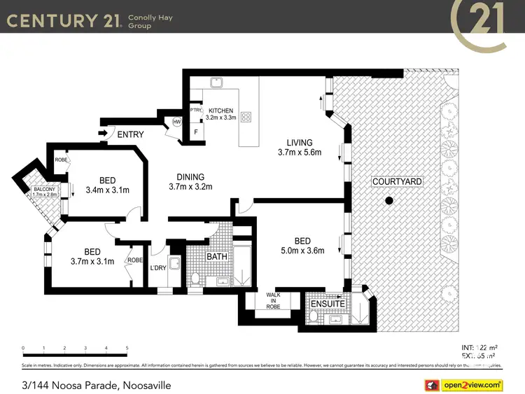 Floorplan of Homely apartment listing, 3/144 Noosa Parade, Noosaville QLD 4566