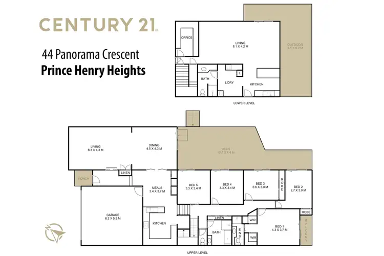 Floorplan of Homely house listing, 44 Panorama Crescent, Prince Henry Heights QLD 4350