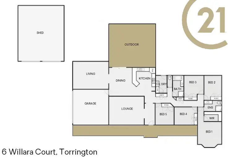 Floorplan of Homely house listing, 6 Willara Court, Torrington QLD 4350