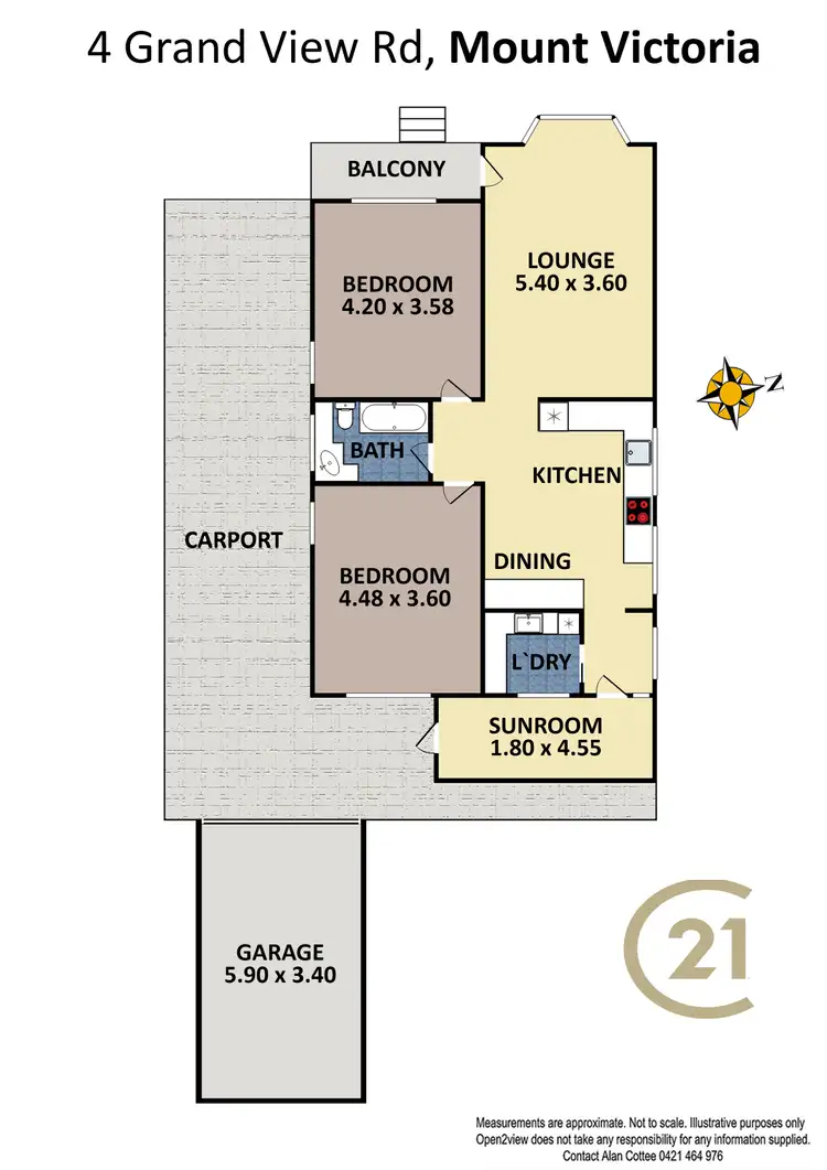 Floorplan of Homely house listing, 4 Grand View Road, Mount Victoria NSW 2786
