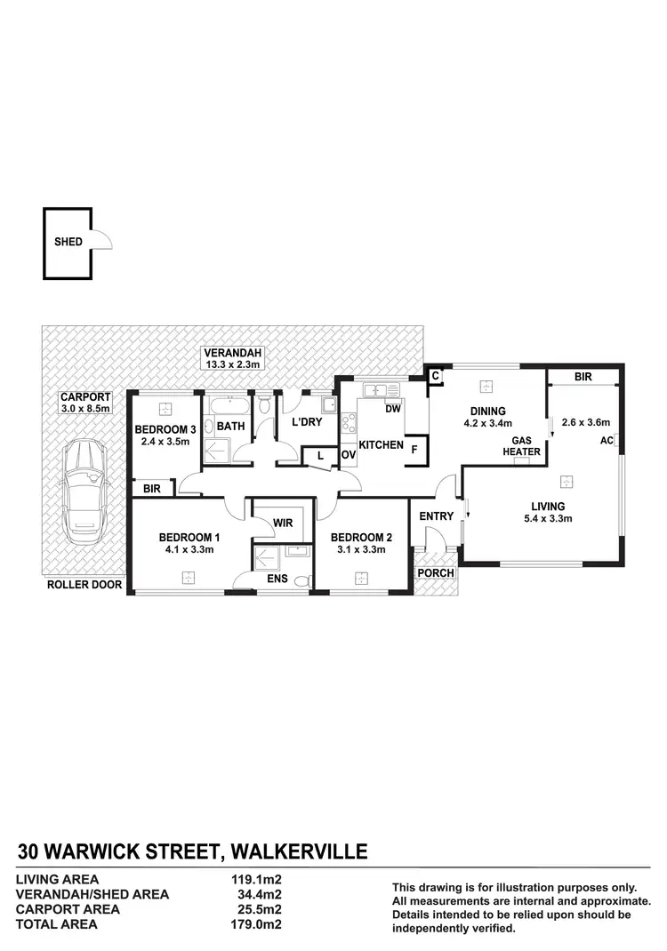 Floorplan of Homely house listing, 30 Warwick Street, Walkerville SA 5081