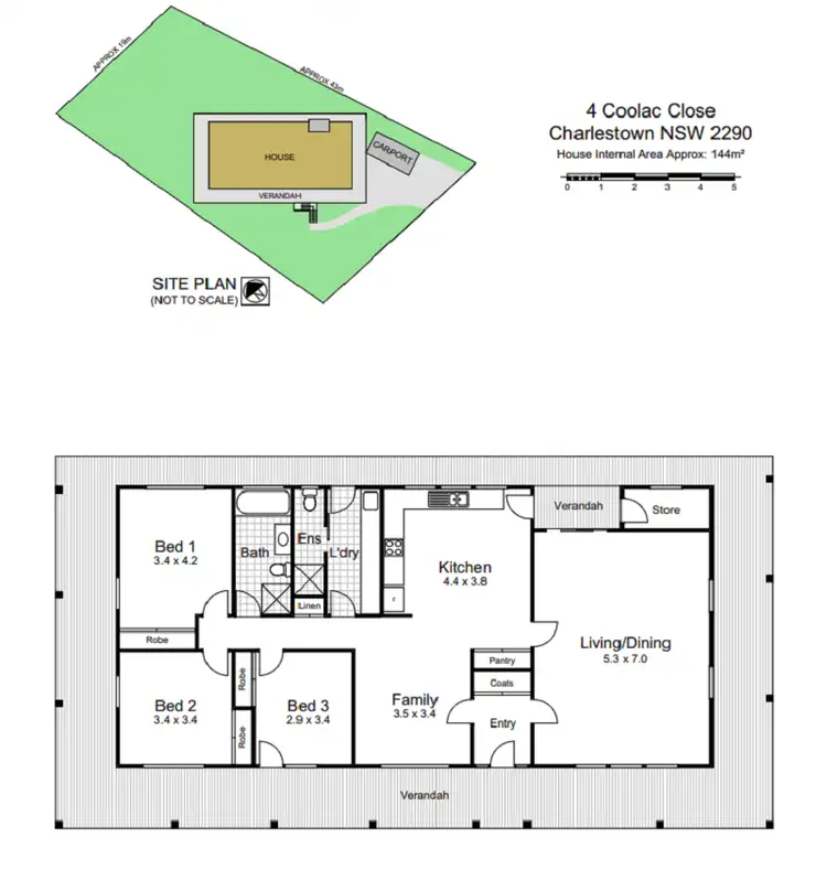 Floorplan of Homely house listing, 4 Coolac Close, Charlestown NSW 2290