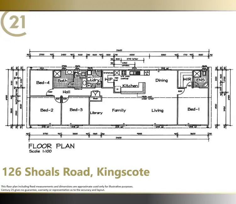 Floorplan of Homely rural property listing, 126 Shoals Road, Kingscote SA 5223