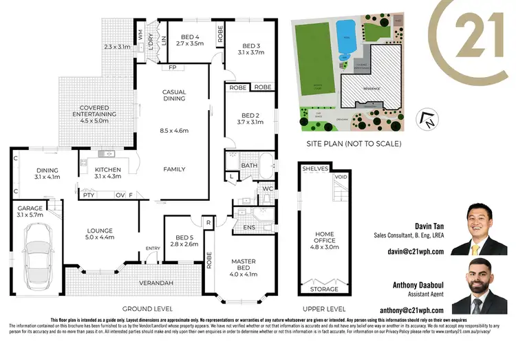 Floorplan of Homely house listing, 5 Parkhill Crescent, Cherrybrook NSW 2126
