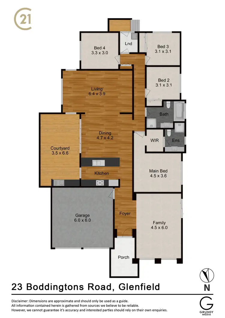Floorplan of Homely house listing, 23 Boddingtons Road, Glenfield NSW 2167