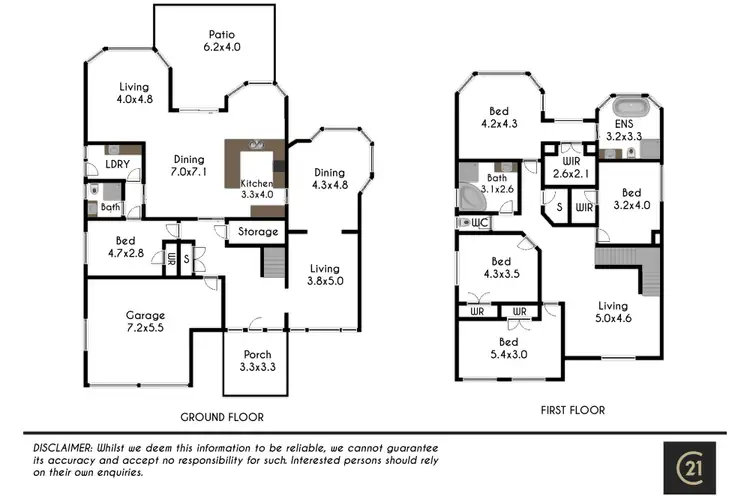 Floorplan of Homely house listing, 42 Ivy Avenue, Mcgraths Hill NSW 2756