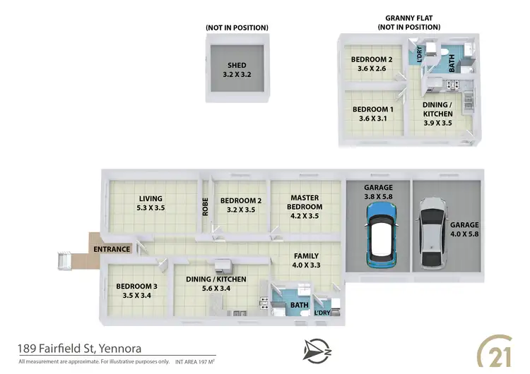 Floorplan of Homely house listing, 189 Fairfield Street, Yennora NSW 2161