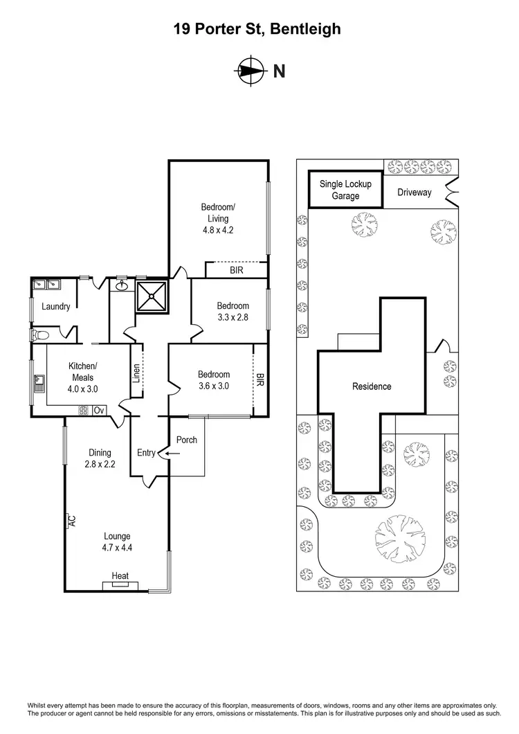 Floorplan of Homely house listing, 19 Porter Road, Bentleigh VIC 3204