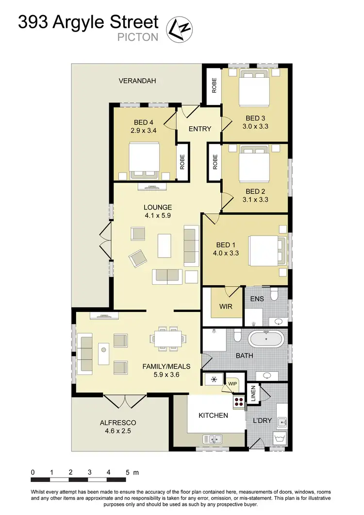 Floorplan of Homely house listing, 393 Argyle Street, Picton NSW 2571
