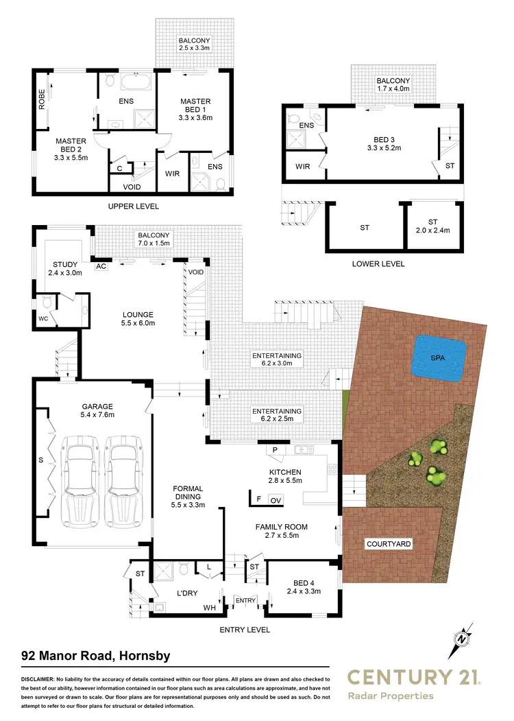 Floorplan of Homely house listing, 92 Manor Road, Hornsby NSW 2077
